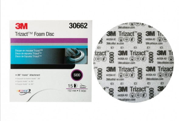 3M Trizact Foam Disc 6-дюймовая наждачная бумага 30662
