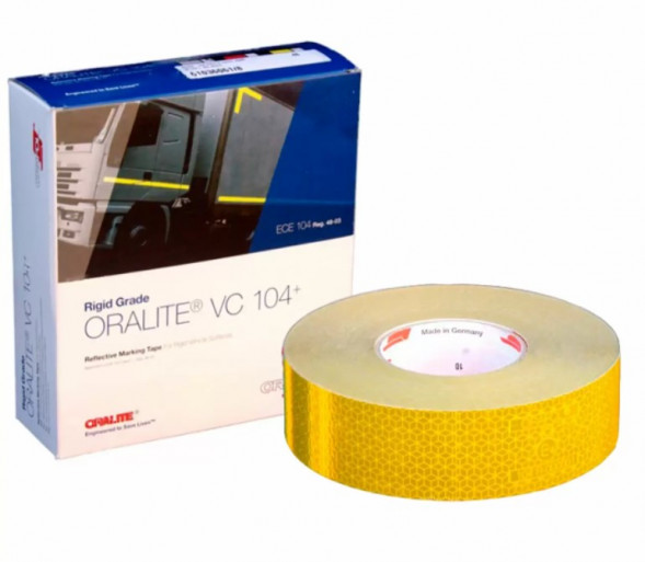 Желтая светоотражающая лента Oralite VC 104+