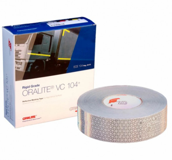 Белая светоотражающая лента Oralite VC 104+