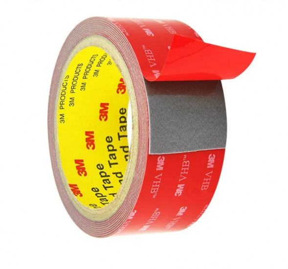 Клейкая двусторонняя лента 3M 5608 VHB Tape универсальная, 20 мм x 3м