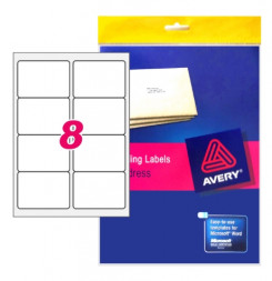 Непросвечивающиеся этикетки Avery Zweckform L7165-10 для лазерных принтеров 99.1x67.7 мм (8 шт. на листе A4, 100 листов)